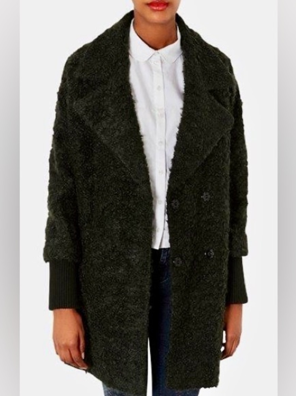 Topshop 'Amelie' Slouchy Boyfriend Coat |